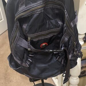 lululemon athletica Black and Gray Backpack